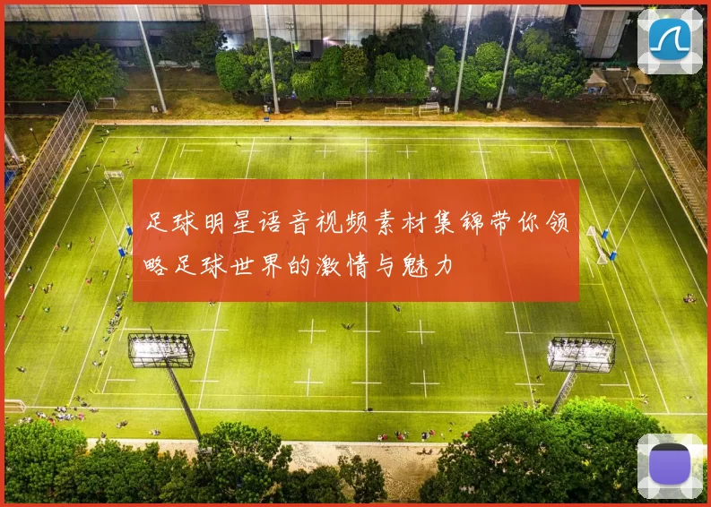 足球明星语音视频素材集锦带你领略足球世界的激情与魅力