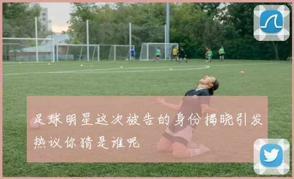 足球明星这次被告的身份揭晓引发热议你猜是谁呢