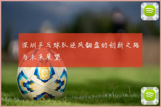 深圳乒乓球队逆风翻盘的创新之路与未来展望